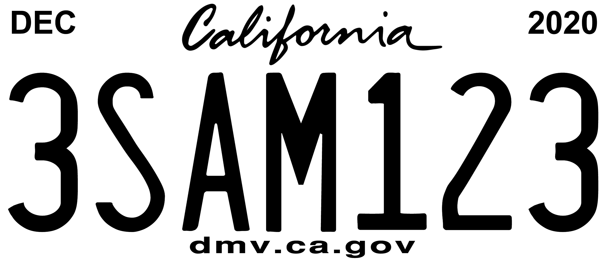 Custom Plate Images and Characters